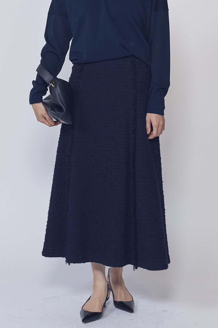 【プルミエ アロンディスモン/1er Arrondissement】のリングツイードフレアスカート 人気、トレンドファッション・服の通販 founy(ファニー) ファッション Fashion レディースファッション Fashion for Women スカート Skirts Aライン・フレアスカート A-Line & Flared Skirts ロングスカート Long Skirts / Maxi & Midi Skirts 2026年 2026 ツイード Twill, Twill Weave フリンジ Fringe, Tassel フレア Flare, Flared リラックス Relax, Relaxed Fit ロング Long, Long-Length エレガント 上品 Elegant 夏 Summer 春 Spring S/S・春夏 SS, Spring/Summer, Warm Season other-6|ID: prp329100004857915 ipo3291000000035877041