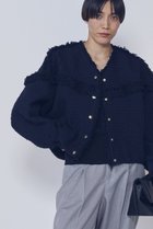 【プルミエ アロンディスモン/1er Arrondissement】のリングツイードブルゾン 人気、トレンドファッション・服の通販 founy(ファニー) ファッション Fashion レディースファッション Fashion for Women アウター Coat / Outerwear Collection レディースジャケット・軽アウター Jackets ブルゾンジャケット・スポーティアウター Blouson Jackets 2026年 2026 ジャケット Jacket, Outerwear ダウン Down, Puffer ツイード Twill, Twill Weave デニム Denim, Jeans Material ドット Polka Dot, Dot Pattern フリンジ Fringe, Tassel ブルゾン Blouson, Bomber Jacket モダン Modern, Contemporary 夏 Summer 春 Spring S/S・春夏 SS, Spring/Summer, Warm Season thumbnail ネイビー|ID: prp329100004857916 ipo3291000000035877044