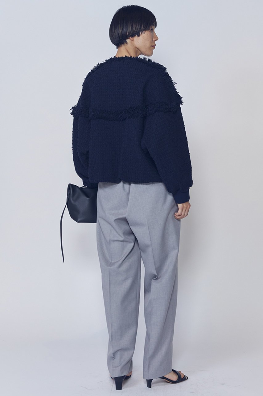 【プルミエ アロンディスモン/1er Arrondissement】のリングツイードブルゾン 人気、トレンドファッション・服の通販 founy(ファニー) 　ファッション　Fashion　レディースファッション　Fashion for Women　アウター　Coat / Outerwear Collection　レディースジャケット・軽アウター　Jackets　ブルゾンジャケット・スポーティアウター　Blouson Jackets　2026年　2026　ジャケット　Jacket, Outerwear　ダウン　Down, Puffer　ツイード　Twill, Twill Weave　デニム　Denim, Jeans Material　ドット　Polka Dot, Dot Pattern　フリンジ　Fringe, Tassel　ブルゾン　Blouson, Bomber Jacket　モダン　Modern, Contemporary　夏　Summer　春　Spring　S/S・春夏　SS, Spring/Summer, Warm Season　other-7|ID: prp329100004857916 ipo3291000000035877050