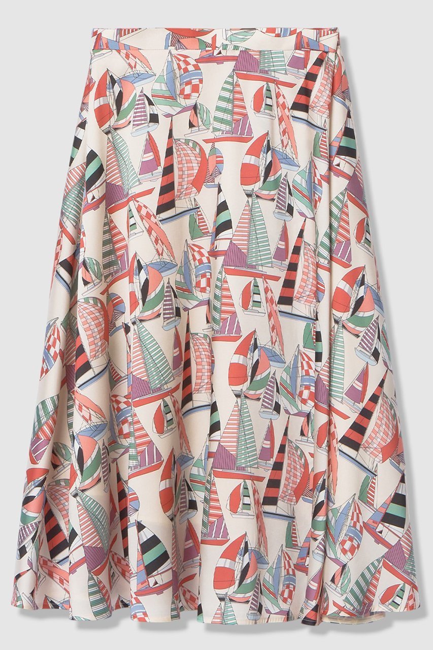 【アルアバイル/allureville】の【LOULOU WILLOUGHBY】RATTIマリーナプリントフレアスカート インテリア・キッズ・メンズ・レディースファッション・服の通販 founy(ファニー) 　ファッション　Fashion　レディースファッション　Fashion for Women　スカート　Skirts　Aライン・フレアスカート　A-Line & Flared Skirts　2026年　2026　エレガント 上品　Elegant　ドット　Polka Dot, Dot Pattern　フレア　Flare, Flared　プリント　Print, Printed Pattern　モチーフ　Motif, Design Theme　ラップ　Wrap, Wrap Design　夏　Summer　春　Spring　S/S・春夏　SS, Spring/Summer, Warm Season　マルチ|ID: prp329100004857918 ipo3291000000035877058