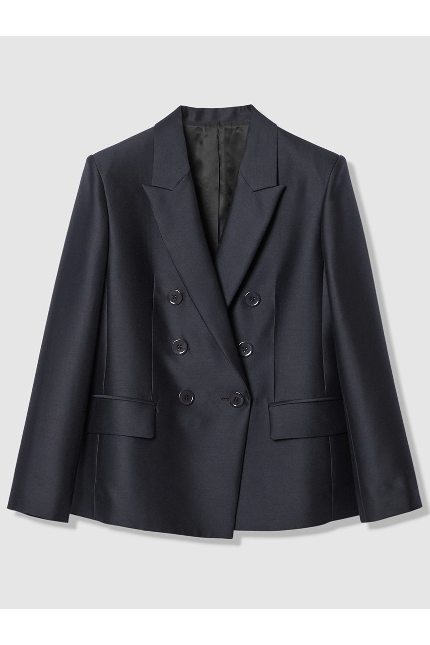 【アルアバイル/allureville】の【LOULOU WILLOUGHBY】シルクウールツイルダブルジャケット 人気、トレンドファッション・服の通販 founy(ファニー) ファッション Fashion レディースファッション Fashion for Women アウター Coat / Outerwear Collection レディースジャケット・軽アウター Jackets 2026年 2026 ジャケット Jacket, Outerwear ダブル Double, Double-Breasted ベーシック Basic, Essential エレガント 上品 Elegant 夏 Summer 春 Spring S/S・春夏 SS, Spring/Summer, Warm Season other-1|ID: prp329100004857920 ipo3291000000035877075