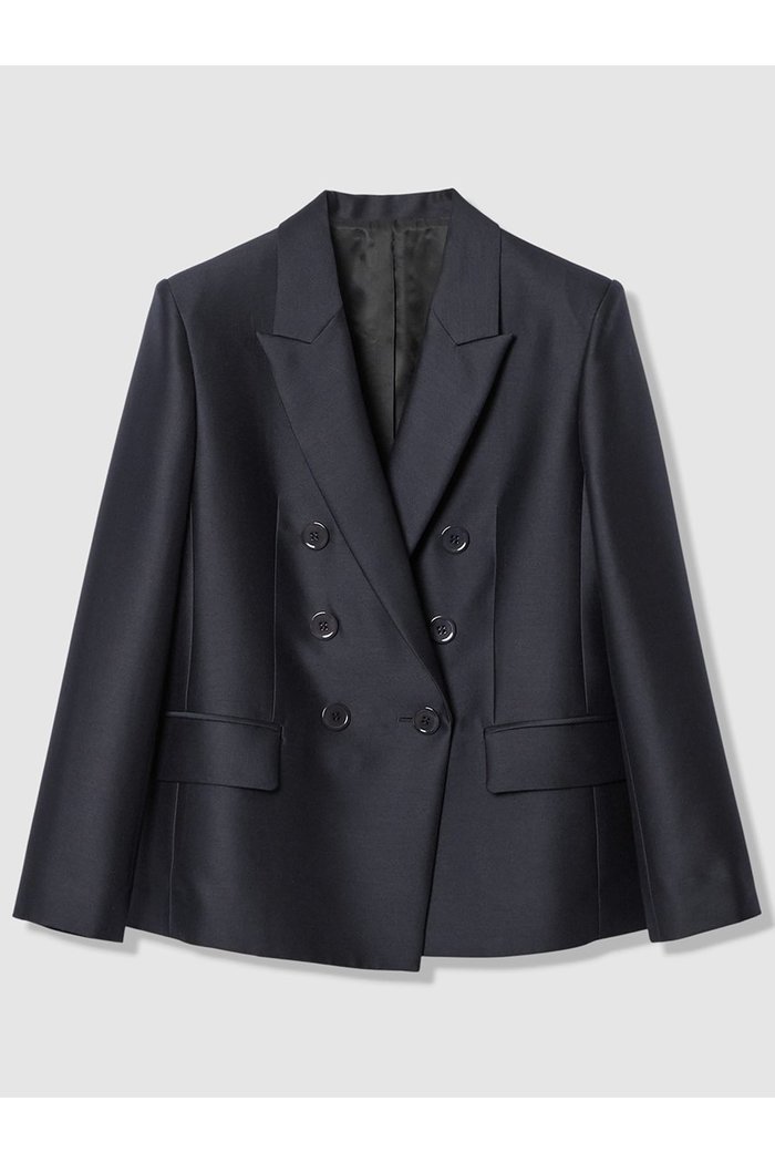 【アルアバイル/allureville】の【LOULOU WILLOUGHBY】シルクウールツイルダブルジャケット インテリア・キッズ・メンズ・レディースファッション・服の通販 founy(ファニー) https://founy.com/ ファッション Fashion レディースファッション Fashion for Women アウター Coat / Outerwear Collection レディースジャケット・軽アウター Jackets 2026年 2026 ジャケット Jacket, Outerwear ダブル Double, Double-Breasted ベーシック Basic, Essential エレガント 上品 Elegant 夏 Summer 春 Spring S/S・春夏 SS, Spring/Summer, Warm Season |ID: prp329100004857920 ipo3291000000036146271