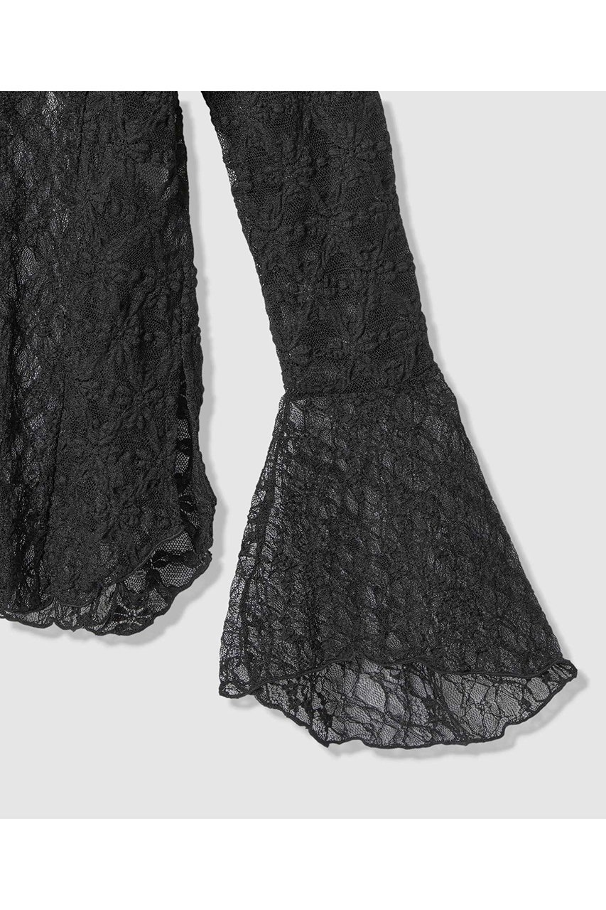 【アルアバイル/allureville】の【LOULOU WILLOUGHBY】ベルスリーブレースプルオーバー 人気、トレンドファッション・服の通販 founy(ファニー) ファッション Fashion レディースファッション Fashion for Women トップス・カットソー Cut & Sew Tops シャツ・ブラウス・オフィスカジュアル Elegant Blouses & Button-Ups ロングTシャツ・Tシャツ Longline T-Shirts & Tees カジュアルプルオーバー・ニットトップス Pullovers & Knit Tops / Casual Pullovers カットソー・ベーシックTシャツ Cut-and-Sewn Tops / Stretch Tees & Basics 2026年 2026 スリーブ Sleeve, Long Sleeve / Short Sleeve フレア Flare, Flared レース Lace, Lace Fabric ロング Long, Long-Length エレガント 上品 Elegant 夏 Summer 春 Spring S/S・春夏 SS, Spring/Summer, Warm Season other-4|ID: prp329100004857921 ipo3291000000035877089