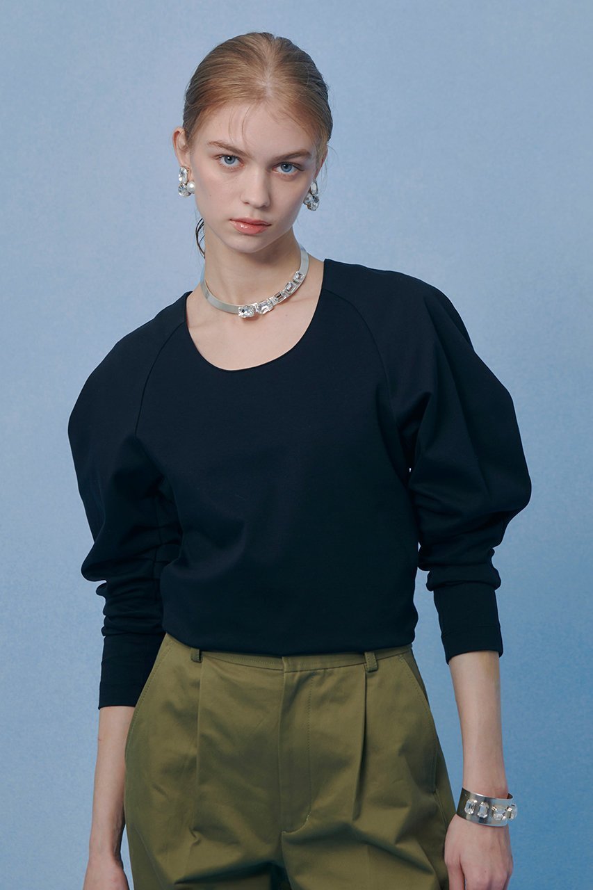 【アルアバイル/allureville】の【LOULOU WILLOUGHBY】シルバイオポンチデザインスリーブプルオーバー 人気、トレンドファッション・服の通販 founy(ファニー) 　ファッション　Fashion　レディースファッション　Fashion for Women　アウター　Coat / Outerwear Collection　2026年　2026　エレガント 上品　Elegant　シンプル　Simple, Minimal　ジャケット　Jacket, Outerwear　スリーブ　Sleeve, Long Sleeve / Short Sleeve　ラウンド　Round, Round Neck　夏　Summer　春　Spring　S/S・春夏　SS, Spring/Summer, Warm Season　other-5|ID: prp329100004857923 ipo3291000000035877107