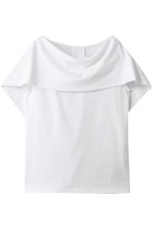 【アルアバイル/allureville】の【LOULOU WILLOUGHBY】ケープデコルテトップス 人気、トレンドファッション・服の通販 founy(ファニー) ファッション Fashion レディースファッション Fashion for Women トップス・カットソー Cut & Sew Tops シャツ・ブラウス・オフィスカジュアル Elegant Blouses & Button-Ups ロングTシャツ・Tシャツ Longline T-Shirts & Tees カットソー・ベーシックTシャツ Cut-and-Sewn Tops / Stretch Tees & Basics クラシカル Classical, Vintage-Inspired クラシック Classic, Timeless Style ショート Short, Short Length スリーブ Sleeve, Long Sleeve / Short Sleeve デコルテ Décolleté, Neckline ボーダー Border, Stripe 再入荷 Restock / Back in Stock thumbnail ホワイト系|ID: prp329100004857924 ipo3291000000036621844