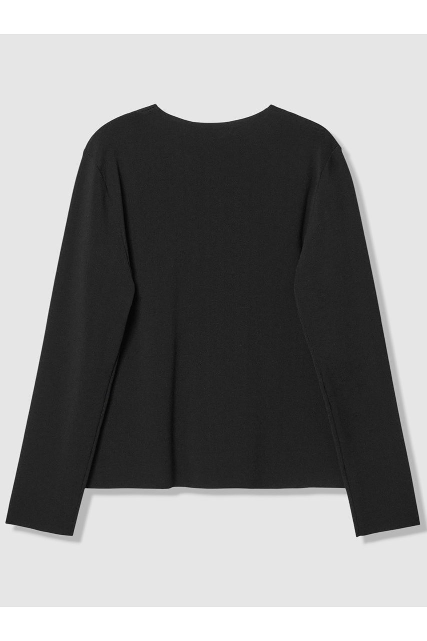 【アルアバイル/allureville】の【LOULOU WILLOUGHBY】ドレープアシメプルオーバー 人気、トレンドファッション・服の通販 founy(ファニー) ファッション Fashion レディースファッション Fashion for Women トップス・カットソー Cut & Sew Tops ニット Knit Tops & Sweaters カジュアルプルオーバー・ニットトップス Pullovers & Knit Tops / Casual Pullovers おすすめ Recommended / Our Picks シェイプ Shape, Slim Fit シンプル Simple, Minimal デニム Denim, Jeans Material ドレープ Drape, Draping Fabric other-2|ID: prp329100004857925 ipo3291000000036146288