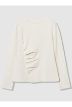 【アルアバイル/allureville】の【LOULOU WILLOUGHBY】ドレープアシメプルオーバー オフホワイト|ID: prp329100004857925 ipo3291000000036891987