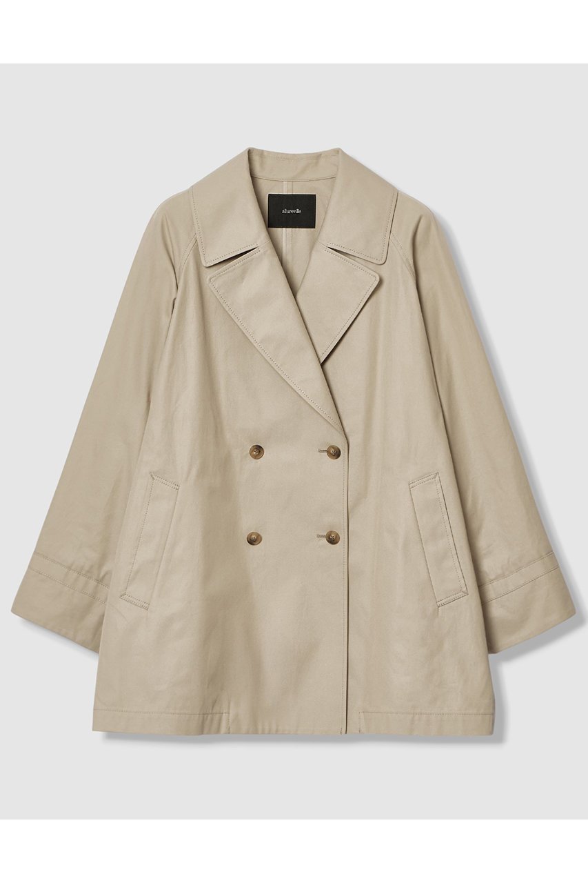 【アルアバイル/allureville】のオーバーサイズショートトレンチコート インテリア・キッズ・メンズ・レディースファッション・服の通販 founy(ファニー) 　ファッション　Fashion　レディースファッション　Fashion for Women　アウター　Coat / Outerwear Collection　コート・ロングコート・ピーコート　Long Coats, Peacoats & More　トレンチコート / 春秋の定番アウター　Trench Coats　2026年　2026　ショート　Short, Short Length　ロング　Long, Long-Length　夏　Summer　春　Spring　S/S・春夏　SS, Spring/Summer, Warm Season　ベージュ|ID: prp329100004857927 ipo3291000000035877136