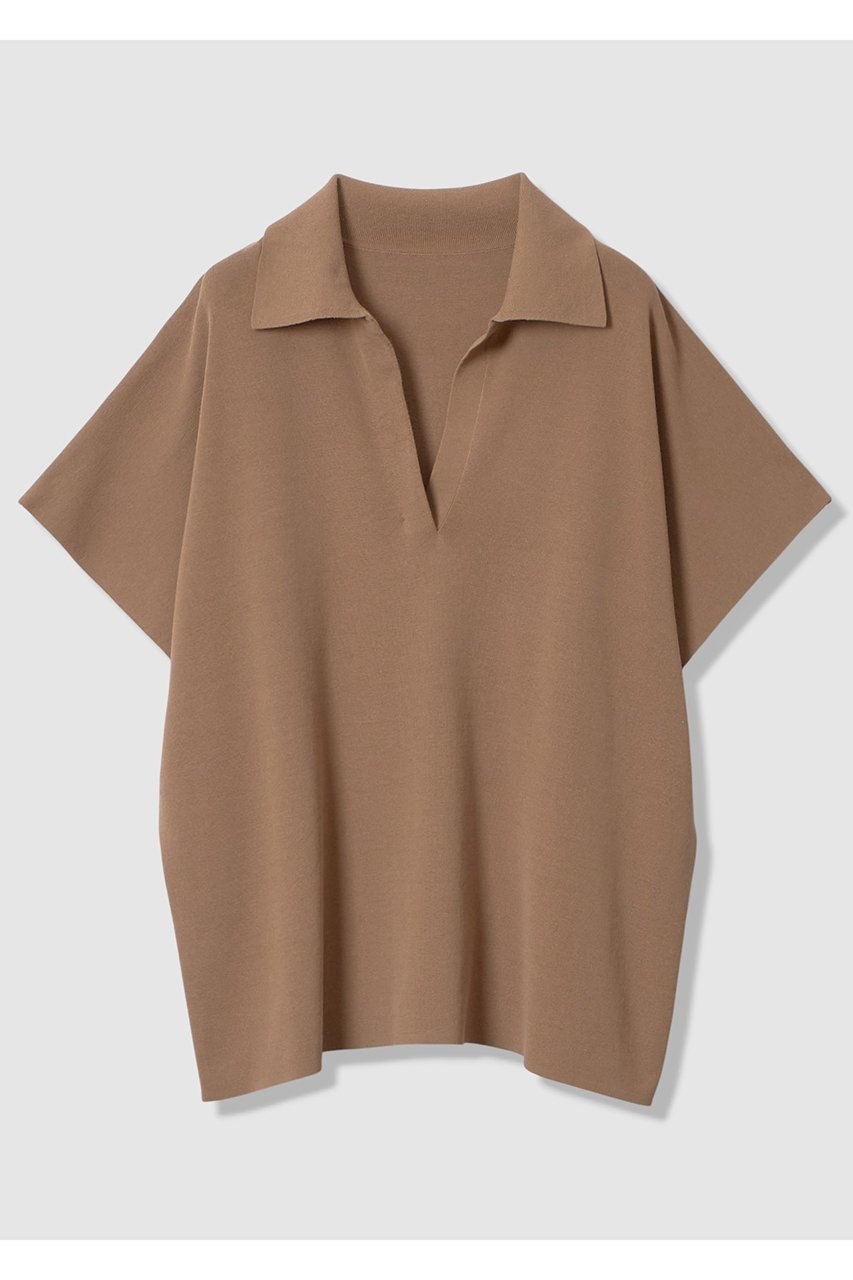 【アルアバイル/allureville】のハイツイストソウバリスキッパープルオーバー 人気、トレンドファッション・服の通販 founy(ファニー) 　ファッション　Fashion　レディースファッション　Fashion for Women　トップス・カットソー　Cut & Sew Tops　ニット　Knit Tops & Sweaters　カジュアルプルオーバー・ニットトップス　Pullovers & Knit Tops / Casual Pullovers　2026年　2026　シンプル　Simple, Minimal　スキッパー　Skipper, Open Collar　スクエア　Square, Square Shape　スリーブ　Sleeve, Long Sleeve / Short Sleeve　ツイスト　Tweed, Tweed Fabric　ドロップ　Drop Shoulder, Dropped Style　リラックス　Relax, Relaxed Fit　夏　Summer　春　Spring　S/S・春夏　SS, Spring/Summer, Warm Season　 other-1|ID: prp329100004857928 ipo3291000000035877144