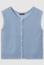 【アルアバイル/allureville】の透かし編みジレプルオーバー ブルー|ID: prp329100004857929 ipo3291000000035877152