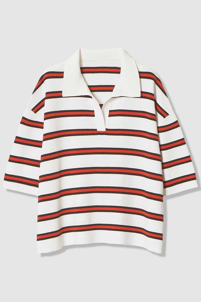 【アルアバイル/allureville】のボーダーポロ プルオーバー インテリア・キッズ・メンズ・レディースファッション・服の通販 founy(ファニー) https://founy.com/ ファッション Fashion レディースファッション Fashion for Women トップス・カットソー Cut & Sew Tops ニット Knit Tops & Sweaters カジュアルプルオーバー・ニットトップス Pullovers & Knit Tops / Casual Pullovers ツイスト Tweed, Tweed Fabric ボーダー Border, Stripe ワイド Wide, Wide Fit 人気 Popular, Best Seller 新作・新入荷 New Arrivals / New In 春 Spring |ID: prp329100004857930 ipo3291000000036892037