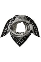 【アルアバイル/allureville】のマッププリントスカーフ ブラック系|ID: prp329100004857931 ipo3291000000035877167