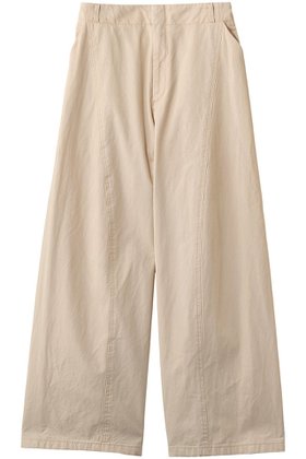 【ベイジ,/BEIGE,】のPREHNA(プレナ)/コットンツイル カービーシームワイドパンツ 人気、トレンドファッション・服の通販 founy(ファニー) ファッション Fashion レディースファッション Fashion for Women パンツ Pants & Trousers 2026年 2026 夏 Summer 春 Spring S/S・春夏 SS, Spring/Summer, Warm Season |ID:prp329100004857932