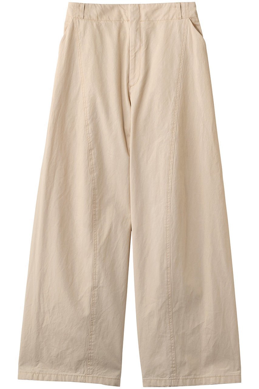 【ベイジ,/BEIGE,】のPREHNA(プレナ)/コットンツイル カービーシームワイドパンツ 人気、トレンドファッション・服の通販 founy(ファニー) 　ファッション　Fashion　レディースファッション　Fashion for Women　パンツ　Pants & Trousers　 other-1|ID: prp329100004857932 ipo3291000000036050128