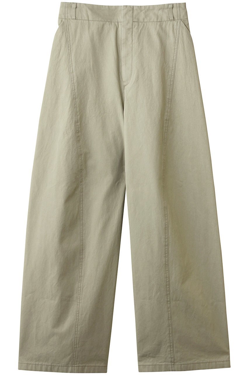 【ベイジ,/BEIGE,】のPREHNA(プレナ)/コットンツイル カービーシームワイドパンツ インテリア・キッズ・メンズ・レディースファッション・服の通販 founy(ファニー) 　ファッション　Fashion　レディースファッション　Fashion for Women　パンツ　Pants & Trousers　L.Khaki|ID: prp329100004857932 ipo3291000000036050131
