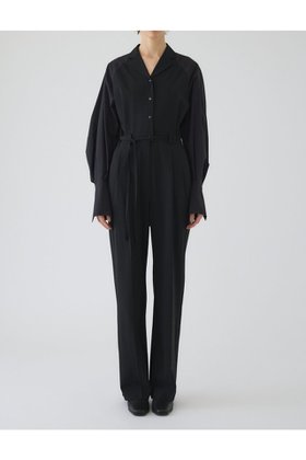 【リムアーク/RIM.ARK】の【2/18 10:00販売開始】Raglan sleeve jumpsuit/ジャンプスーツ 人気、トレンドファッション・服の通販 founy(ファニー) ファッション Fashion レディースファッション Fashion for Women パンツ Pants & Trousers ストレッチ Stretch, Stretchy Fabric スリーブ Sleeve, Long Sleeve / Short Sleeve スーツ Suit, Formalwear センター Center, Center Line マニッシュ Mannish, Boyish 再入荷 Restock / Back in Stock |ID:prp329100004857934