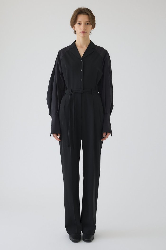 【リムアーク/RIM.ARK】のRaglan sleeve jumpsuit/ジャンプスーツ インテリア・キッズ・メンズ・レディースファッション・服の通販 founy(ファニー) https://founy.com/ ファッション Fashion レディースファッション Fashion for Women パンツ Pants & Trousers ストレッチ Stretch, Stretchy Fabric スリーブ Sleeve, Long Sleeve / Short Sleeve スーツ Suit, Formalwear センター Center, Center Line マニッシュ Mannish, Boyish |ID: prp329100004857934 ipo3291000000036871036