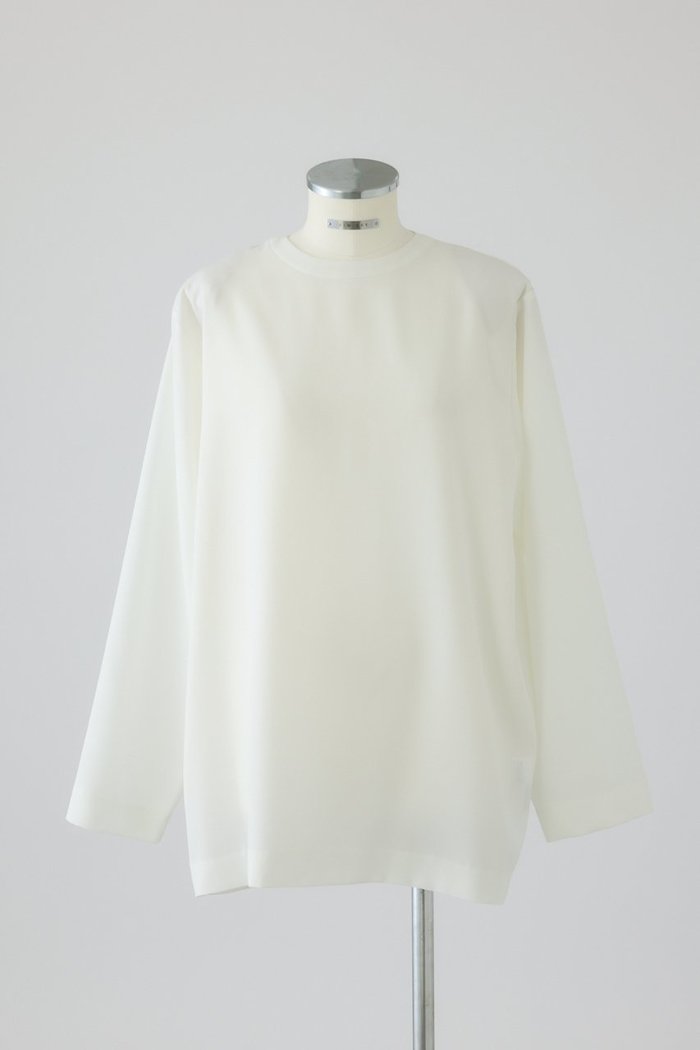 【リムアーク/RIM.ARK】の【2/18 10:00販売開始】Oversize woven L/S T-SH/Tシャツ インテリア・キッズ・メンズ・レディースファッション・服の通販 founy(ファニー) https://founy.com/ ファッション Fashion レディースファッション Fashion for Women トップス・カットソー Cut & Sew Tops シャツ・ブラウス・オフィスカジュアル Elegant Blouses & Button-Ups ロングTシャツ・Tシャツ Longline T-Shirts & Tees カットソー・ベーシックTシャツ Cut-and-Sewn Tops / Stretch Tees & Basics スリム Slim, Slim Fit スリーブ Sleeve, Long Sleeve / Short Sleeve タイトスカート Pencil Skirt, Tight Skirt ツイル Twist, Twisted Detail 長袖 Long Sleeve, Full Sleeve 半袖 Short Sleeve, Half Sleeve ルーズ Loose, Oversized ロング Long, Long-Length ワイド Wide, Wide Fit 再入荷 Restock / Back in Stock エレガント 上品 Elegant |ID: prp329100004857936 ipo3291000000035877209