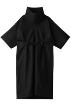 【プレインピープル/PLAIN PEOPLE】のダブルサテンハイネックワンピース ブラック|ID: prp329100004857953 ipo3291000000035883511