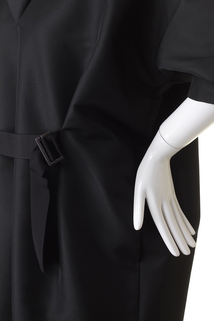 【プレインピープル/PLAIN PEOPLE】のダブルサテンハイネックワンピース 人気、トレンドファッション・服の通販 founy(ファニー) 　ファッション　Fashion　レディースファッション　Fashion for Women　ワンピース　Dresses　チュニック　Tunic Tops & Dresses　サテン　Satin, Glossy Fabric　スタイリッシュ　Stylish, Fashionable　スリーブ　Sleeve, Long Sleeve / Short Sleeve　チュニック　Tunic, Long Top　ハイネック　High Neck, Mock Neck　ハーフ　Half, Half-Length　ロング　Long, Long-Length　再入荷　Restock / Back in Stock　other-5|ID: prp329100004857953 ipo3291000000035883515