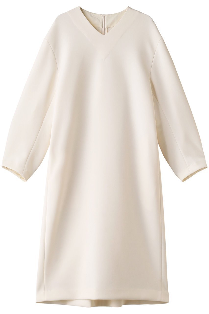 【プレインピープル/PLAIN PEOPLE】のスキューバニットミディワンピース インテリア・キッズ・メンズ・レディースファッション・服の通販 founy(ファニー) 　ファッション　Fashion　レディースファッション　Fashion for Women　ワンピース　Dresses　チュニック　Tunic Tops & Dresses　シルク　Silk, 100% Silk　シンプル　Simple, Minimal　ストレート　Straight, Straight Cut　チュニック　Tunic, Long Top　ミドル　Middle Length, Mid Height　エレガント 上品　Elegant　再入荷　Restock / Back in Stock　オフホワイト|ID: prp329100004857954 ipo3291000000035883519