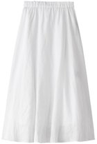 【プレインピープル/PLAIN PEOPLE】のギャザーフレアスカート ホワイト|ID: prp329100004857955 ipo3291000000035883525