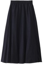 【プレインピープル/PLAIN PEOPLE】のギャザーフレアスカート ネイビー|ID: prp329100004857955 ipo3291000000035883526