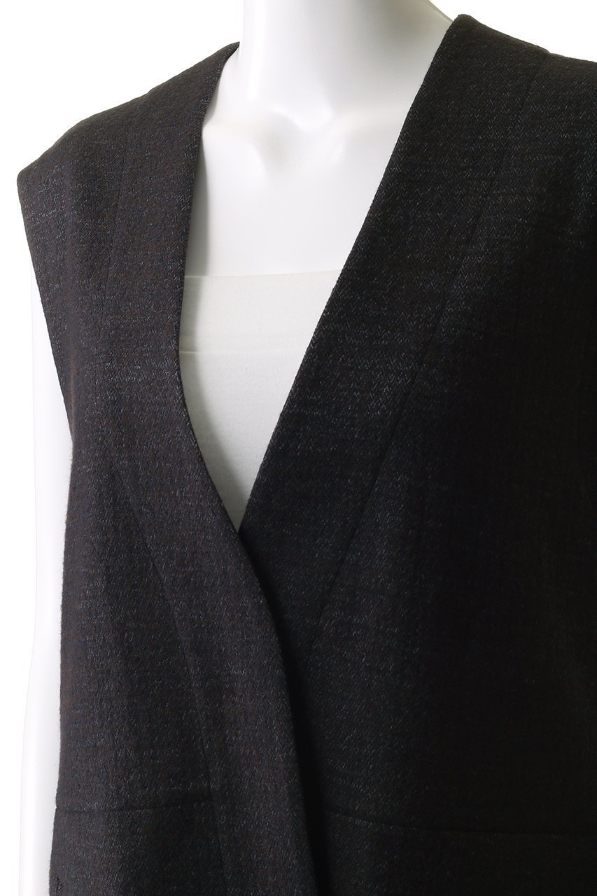 【プレインピープル/PLAIN PEOPLE】のツイードロングベスト 人気、トレンドファッション・服の通販 founy(ファニー) 　ファッション　Fashion　レディースファッション　Fashion for Women　アウター　Coat / Outerwear Collection　レディースジャケット・軽アウター　Jackets　シンプル　Simple, Minimal　ジャケット　Jacket, Outerwear　ツイード　Twill, Twill Weave　ベスト　Vest, Waistcoat　無地　Plain, Solid Color　秋　Autumn　A/W・秋冬　Autumn/Winter　other-5|ID: prp329100004857957 ipo3291000000035883569