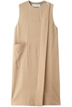 【プレインピープル/PLAIN PEOPLE】のチョークストライプワンピース 人気、トレンドファッション・服の通販 founy(ファニー) ファッション Fashion レディースファッション Fashion for Women ワンピース Dresses チュニック Tunic Tops & Dresses インナー Innerwear ストレート Straight, Straight Cut チュニック Tunic, Long Top ロング Long, Long-Length 再入荷 Restock / Back in Stock thumbnail ベージュ|ID: prp329100004857960 ipo3291000000035883603