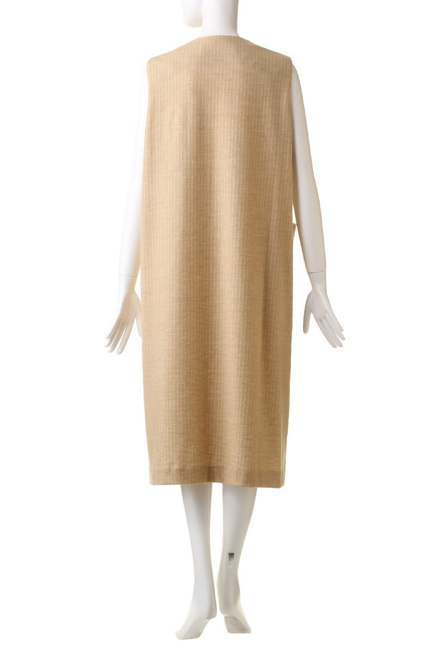 【プレインピープル/PLAIN PEOPLE】のチョークストライプワンピース 人気、トレンドファッション・服の通販 founy(ファニー) 　ファッション　Fashion　レディースファッション　Fashion for Women　ワンピース　Dresses　チュニック　Tunic Tops & Dresses　インナー　Innerwear　ストレート　Straight, Straight Cut　チュニック　Tunic, Long Top　ロング　Long, Long-Length　再入荷　Restock / Back in Stock　other-4|ID: prp329100004857960 ipo3291000000035883606