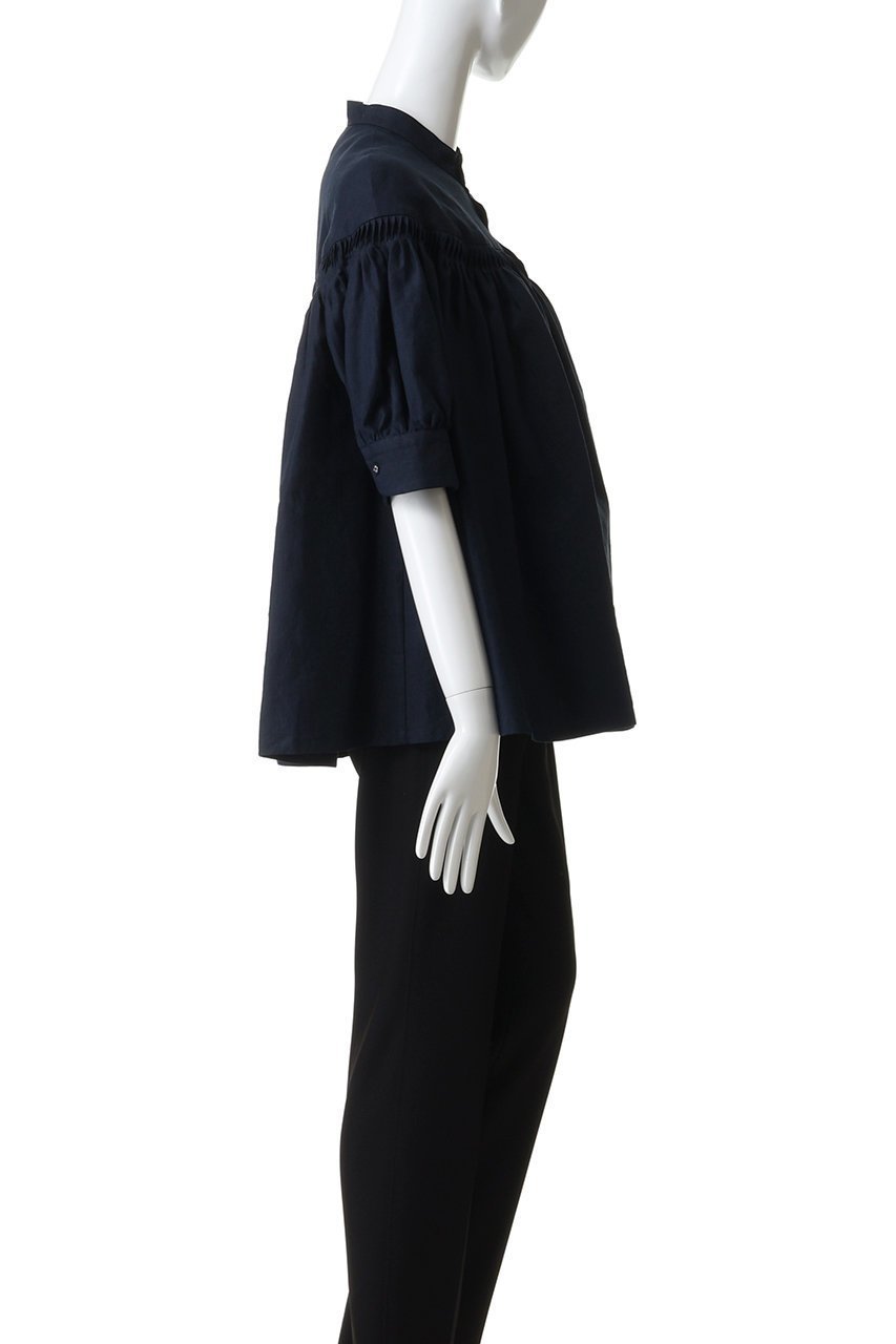 【サイ サイベーシックス/Scye SCYE BASICS】の60/1 Linen Cambric タックド ハーフスリーブ ブラウス 人気、トレンドファッション・服の通販 founy(ファニー) 　ファッション　Fashion　レディースファッション　Fashion for Women　トップス・カットソー　Cut & Sew Tops　シャツ・ブラウス・オフィスカジュアル　Elegant Blouses & Button-Ups　2026年　2026　ショート　Short, Short Length　スリーブ　Sleeve, Long Sleeve / Short Sleeve　ハーフ　Half, Half-Length　リネン　Linen, Linen Fabric　夏　Summer　春　Spring　S/S・春夏　SS, Spring/Summer, Warm Season　other-3|ID: prp329100004857962 ipo3291000000035883620