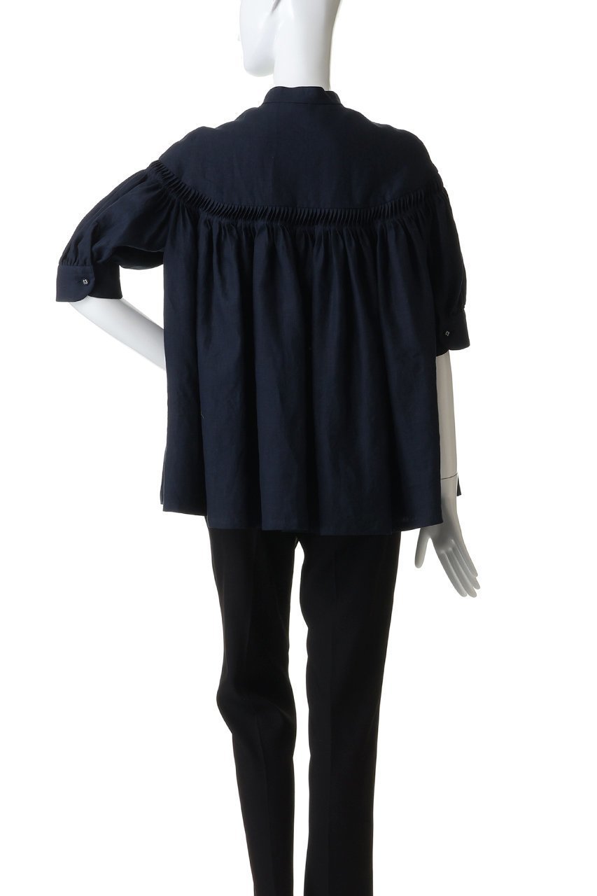 【サイ サイベーシックス/Scye SCYE BASICS】の60/1 Linen Cambric タックド ハーフスリーブ ブラウス 人気、トレンドファッション・服の通販 founy(ファニー) 　ファッション　Fashion　レディースファッション　Fashion for Women　トップス・カットソー　Cut & Sew Tops　シャツ・ブラウス・オフィスカジュアル　Elegant Blouses & Button-Ups　2026年　2026　ショート　Short, Short Length　スリーブ　Sleeve, Long Sleeve / Short Sleeve　ハーフ　Half, Half-Length　リネン　Linen, Linen Fabric　夏　Summer　春　Spring　S/S・春夏　SS, Spring/Summer, Warm Season　other-4|ID: prp329100004857962 ipo3291000000035883621