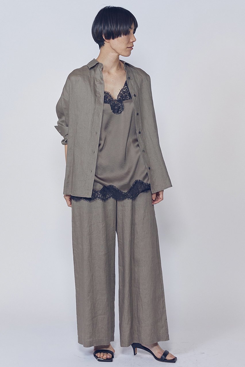 【プルミエ アロンディスモン/1er Arrondissement】のウォッシュリネンシャツ 人気、トレンドファッション・服の通販 founy(ファニー) 　ファッション　Fashion　レディースファッション　Fashion for Women　トップス・カットソー　Cut & Sew Tops　シャツ・ブラウス・オフィスカジュアル　Elegant Blouses & Button-Ups　2026年　2026　スリーブ　Sleeve, Long Sleeve / Short Sleeve　バランス　Balance, Style Balance　リネン　Linen, Linen Fabric　ロング　Long, Long-Length　夏　Summer　春　Spring　S/S・春夏　SS, Spring/Summer, Warm Season　羽織　Haori, Light Jacket　other-4|ID: prp329100004857965 ipo3291000000035883648