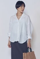 【プルミエ アロンディスモン/1er Arrondissement】のウォッシュリネンシャツ オフホワイト|ID: prp329100004857965 ipo3291000000036231462