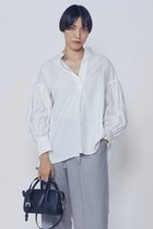 【プルミエ アロンディスモン/1er Arrondissement】のモダールナイロンシルクスキッパーブラウス 人気、トレンドファッション・服の通販 founy(ファニー) ファッション Fashion レディースファッション Fashion for Women トップス・カットソー Cut & Sew Tops シャツ・ブラウス・オフィスカジュアル Elegant Blouses & Button-Ups 2026年 2026 ギャザー Gathered, Ruffled スキッパー Skipper, Open Collar スリーブ Sleeve, Long Sleeve / Short Sleeve リラックス Relax, Relaxed Fit ロング Long, Long-Length 夏 Summer 春 Spring S/S・春夏 SS, Spring/Summer, Warm Season thumbnail オフホワイト|ID: prp329100004857967 ipo3291000000035883660