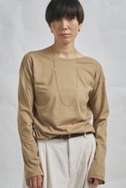 【ウィムガゼット/Whim Gazette】の【GEMINI】バックシャンボーダーカットソー 人気、トレンドファッション・服の通販 founy(ファニー) ファッション Fashion レディースファッション Fashion for Women トップス・カットソー Cut & Sew Tops シャツ・ブラウス・オフィスカジュアル Elegant Blouses & Button-Ups ロングTシャツ・Tシャツ Longline T-Shirts & Tees カットソー・ベーシックTシャツ Cut-and-Sewn Tops / Stretch Tees & Basics 2026年 2026 スリーブ Sleeve, Long Sleeve / Short Sleeve ボーダー Border, Stripe リラックス Relax, Relaxed Fit ロング Long, Long-Length 夏 Summer 春 Spring S/S・春夏 SS, Spring/Summer, Warm Season thumbnail ベージュ|ID: prp329100004857968 ipo3291000000035883669