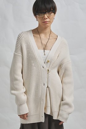 【ウィムガゼット/Whim Gazette】 【GEMINI】片畔カーディガン人気、トレンドファッション・服の通販 founy(ファニー) ファッション Fashion レディースファッション Fashion for Women トップス・カットソー Cut & Sew Tops ニット Knit Tops & Sweaters カーディガン・羽織り Layered Style Cardigans 2026年 2026 イタリア Italy カーディガン Cardigan, Knitwear フロント Front, Front Design ボトム Bottoms, Lower Wear 夏 Summer 春 Spring S/S・春夏 SS, Spring/Summer, Warm Season 畦 Ribbed Knit |ID:prp329100004857970