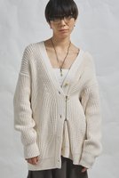 【ウィムガゼット/Whim Gazette】の【GEMINI】片畔カーディガン 人気、トレンドファッション・服の通販 founy(ファニー) ファッション Fashion レディースファッション Fashion for Women トップス・カットソー Cut & Sew Tops ニット Knit Tops & Sweaters カーディガン・羽織り Layered Style Cardigans 2026年 2026 イタリア Italy カーディガン Cardigan, Knitwear フロント Front, Front Design ボトム Bottoms, Lower Wear 夏 Summer 春 Spring S/S・春夏 SS, Spring/Summer, Warm Season 畦 Ribbed Knit |ID:prp329100004857970