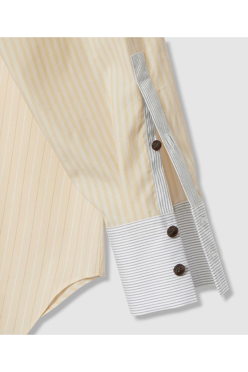 【アルアバイル/allureville】の【WEB・一部店舗別注】クレイジーストライプシャツ 人気、トレンドファッション・服の通販 founy(ファニー) ファッション Fashion レディースファッション Fashion for Women トップス・カットソー Cut & Sew Tops シャツ・ブラウス・オフィスカジュアル Elegant Blouses & Button-Ups 2026年 2026 おすすめ Recommended / Our Picks ショルダー Shoulder, Shoulder Strap スリーブ Sleeve, Long Sleeve / Short Sleeve デニム Denim, Jeans Material ドロップ Drop Shoulder, Dropped Style パターン Pattern, Design Print パッチ Patch, Appliqué ボトム Bottoms, Lower Wear ポケット Pocket, Pocket Detail マニッシュ Mannish, Boyish ロング Long, Long-Length 別注 Limited Edition, Custom Order 夏 Summer 春 Spring S/S・春夏 SS, Spring/Summer, Warm Season other-6|ID: prp329100004858102 ipo3291000000035890461