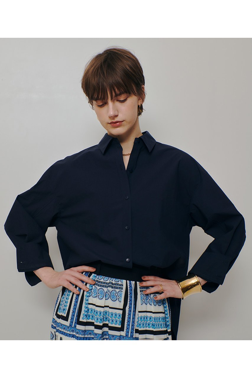 【アルアバイル/allureville】の【WEB・一部店舗別注】バレススリーブシャツ 人気、トレンドファッション・服の通販 founy(ファニー) ファッション Fashion レディースファッション Fashion for Women トップス・カットソー Cut & Sew Tops シャツ・ブラウス・オフィスカジュアル Elegant Blouses & Button-Ups 2026年 2026 シンプル Simple, Minimal スリット Slit, Slit Detail スリーブ Sleeve, Long Sleeve / Short Sleeve タイプライター Typewriter Fabric, Crisp Cotton フォルム Silhouette, Form ロング Long, Long-Length エレガント 上品 Elegant 別注 Limited Edition, Custom Order 夏 Summer 春 Spring S/S・春夏 SS, Spring/Summer, Warm Season other-8|ID: prp329100004858104 ipo3291000000035890477