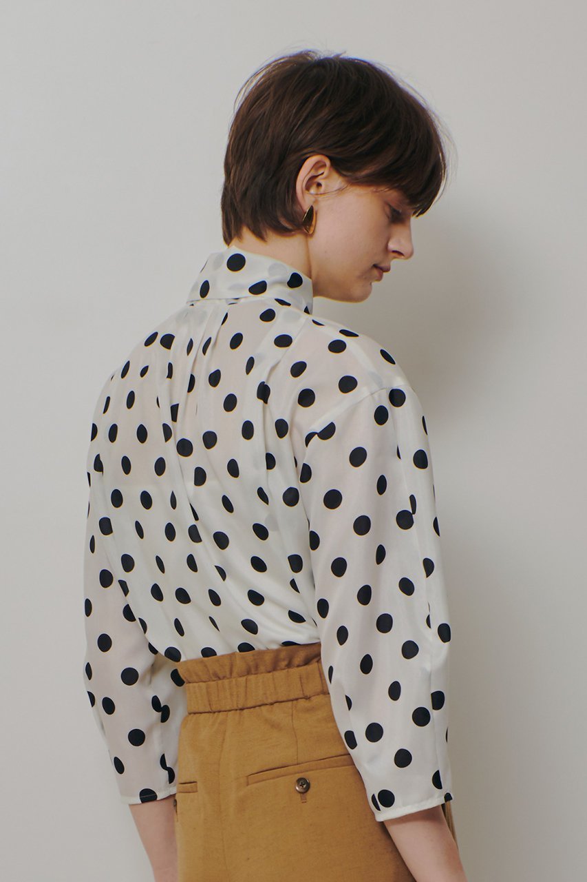 【アルアバイル/allureville】のポルカドットブラウス 人気、トレンドファッション・服の通販 founy(ファニー) ファッション Fashion レディースファッション Fashion for Women トップス・カットソー Cut & Sew Tops シャツ・ブラウス・オフィスカジュアル Elegant Blouses & Button-Ups 2026年 2026 クール Cool, Chic スリーブ Sleeve, Long Sleeve / Short Sleeve デニム Denim, Jeans Material トレンド Trend, Trending Now ドット Polka Dot, Dot Pattern バルーン Balloon, Balloon Silhouette フェミニン Feminine, Girly リボン Ribbon, Bow ロング Long, Long-Length 夏 Summer 春 Spring S/S・春夏 SS, Spring/Summer, Warm Season other-4|ID: prp329100004858106 ipo3291000000035890482