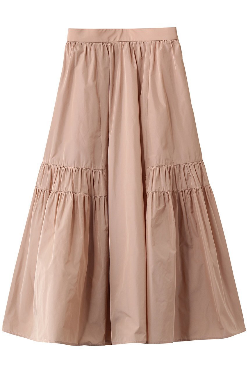 【アナイ/ANAYI】のタフタサイドティアードスカート 人気、トレンドファッション・服の通販 founy(ファニー) 　ファッション　Fashion　レディースファッション　Fashion for Women　スカート　Skirts　ティアードスカート　Tiered Skirts　ロングスカート　Long Skirts / Maxi & Midi Skirts　2026年　2026　タフタ　Taffeta, Structured Fabric　ティアード　Tiered, Tiered Style　フェミニン　Feminine, Girly　フレア　Flare, Flared　ロング　Long, Long-Length　エレガント 上品　Elegant　夏　Summer　春　Spring　S/S・春夏　SS, Spring/Summer, Warm Season　 other-1|ID: prp329100004858120 ipo3291000000035890576