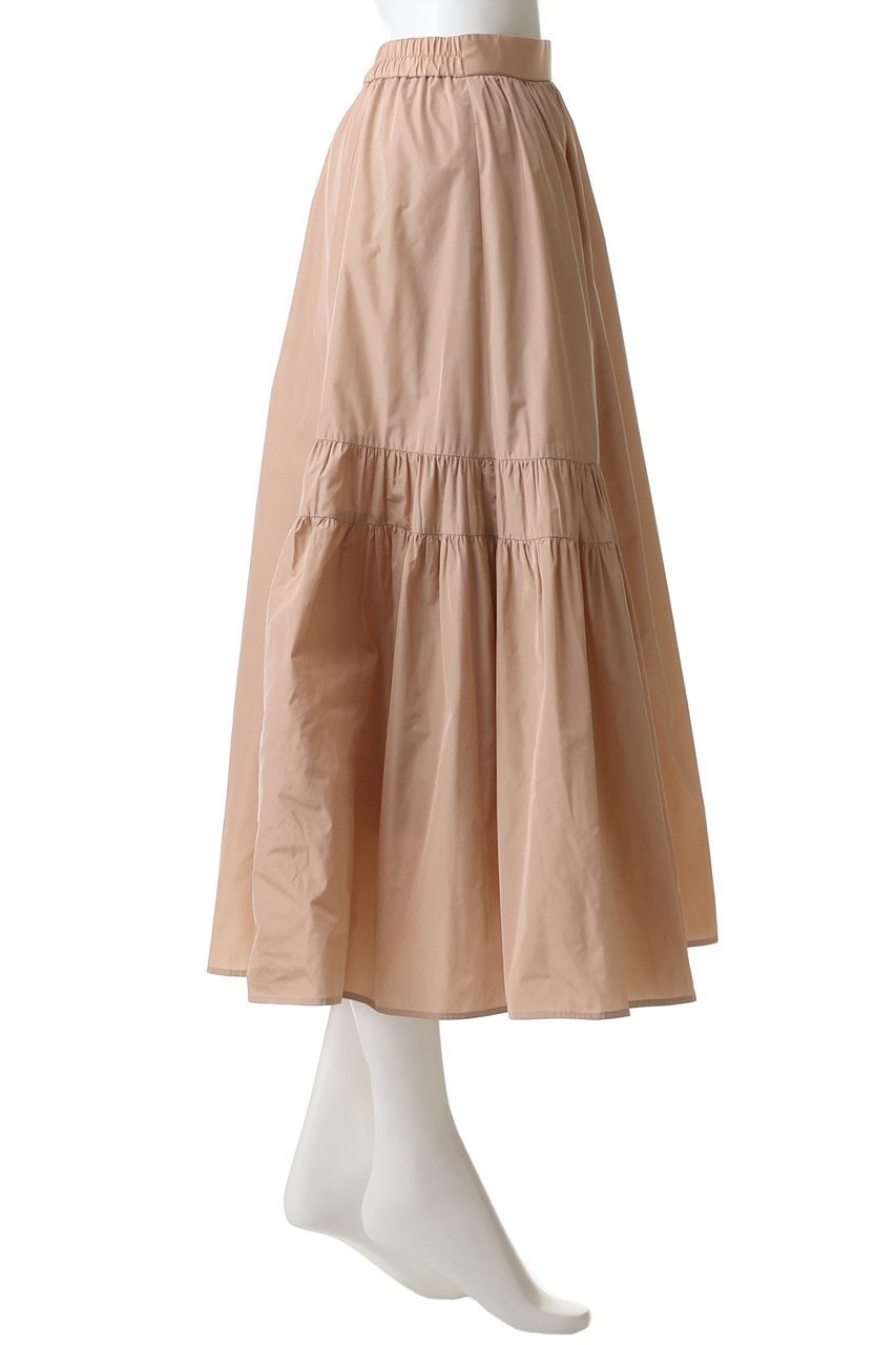 【アナイ/ANAYI】のタフタサイドティアードスカート 人気、トレンドファッション・服の通販 founy(ファニー) 　ファッション　Fashion　レディースファッション　Fashion for Women　スカート　Skirts　ティアードスカート　Tiered Skirts　ロングスカート　Long Skirts / Maxi & Midi Skirts　2026年　2026　タフタ　Taffeta, Structured Fabric　ティアード　Tiered, Tiered Style　フェミニン　Feminine, Girly　フレア　Flare, Flared　ロング　Long, Long-Length　エレガント 上品　Elegant　夏　Summer　春　Spring　S/S・春夏　SS, Spring/Summer, Warm Season　other-3|ID: prp329100004858120 ipo3291000000035890583