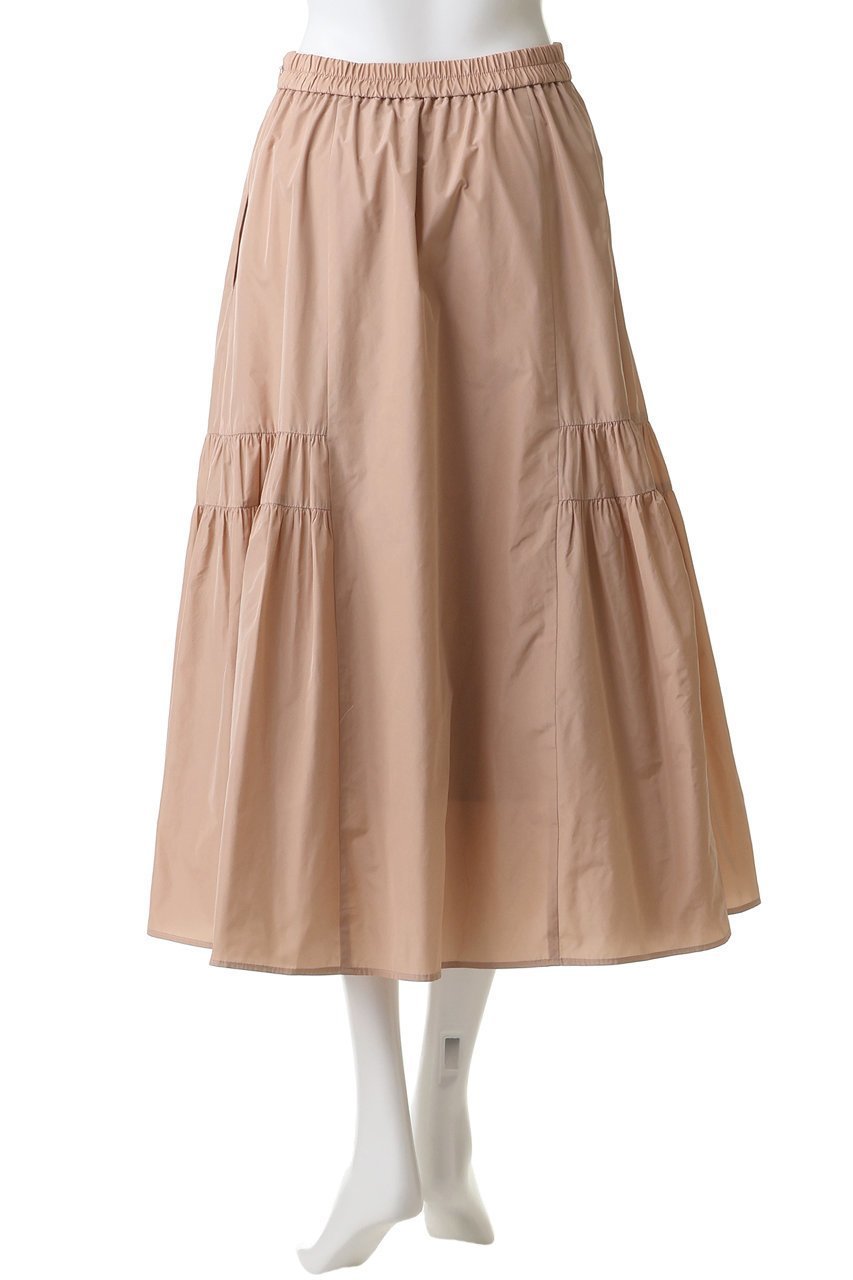 【アナイ/ANAYI】のタフタサイドティアードスカート 人気、トレンドファッション・服の通販 founy(ファニー) 　ファッション　Fashion　レディースファッション　Fashion for Women　スカート　Skirts　ティアードスカート　Tiered Skirts　ロングスカート　Long Skirts / Maxi & Midi Skirts　2026年　2026　タフタ　Taffeta, Structured Fabric　ティアード　Tiered, Tiered Style　フェミニン　Feminine, Girly　フレア　Flare, Flared　ロング　Long, Long-Length　エレガント 上品　Elegant　夏　Summer　春　Spring　S/S・春夏　SS, Spring/Summer, Warm Season　other-4|ID: prp329100004858120 ipo3291000000035890584