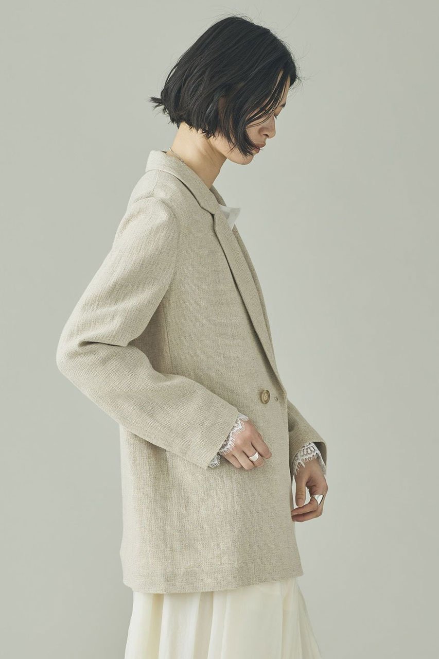 【カレンソロジー/Curensology】のパナマジャケット 人気、トレンドファッション・服の通販 founy(ファニー) 　ファッション　Fashion　レディースファッション　Fashion for Women　アウター　Coat / Outerwear Collection　レディースジャケット・軽アウター　Jackets　2026年　2026　シンプル　Simple, Minimal　ジャケット　Jacket, Outerwear　ダブル　Double, Double-Breasted　メッシュ　Mesh, Net Fabric　リネン　Linen, Linen Fabric　夏　Summer　春　Spring　S/S・春夏　SS, Spring/Summer, Warm Season　other-3|ID: prp329100004858122 ipo3291000000035890591