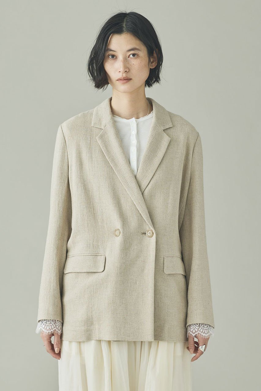 【カレンソロジー/Curensology】のパナマジャケット 人気、トレンドファッション・服の通販 founy(ファニー) 　ファッション　Fashion　レディースファッション　Fashion for Women　アウター　Coat / Outerwear Collection　レディースジャケット・軽アウター　Jackets　2026年　2026　シンプル　Simple, Minimal　ジャケット　Jacket, Outerwear　ダブル　Double, Double-Breasted　メッシュ　Mesh, Net Fabric　リネン　Linen, Linen Fabric　夏　Summer　春　Spring　S/S・春夏　SS, Spring/Summer, Warm Season　other-7|ID: prp329100004858122 ipo3291000000035890596