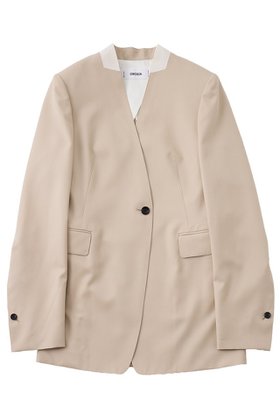 【ザ ストア バイ シー/THE STORE by C】の【COCUCA】ノーカラージャケット 人気、トレンドファッション・服の通販 founy(ファニー) ファッション Fashion レディースファッション Fashion for Women アウター Coat / Outerwear Collection レディースジャケット・軽アウター Jackets ノーカラージャケット / シンプル上品コーデ Collarless Jackets シェイプ Shape, Slim Fit シルク Silk, 100% Silk ジャケット Jacket, Outerwear スーツ Suit, Formalwear ボックス Boxy, Box Shape メンズ Men's, Menswear 新作・新入荷 New Arrivals / New In |ID:prp329100004858135