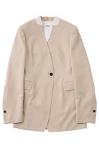 【ザ ストア バイ シー/THE STORE by C】の【COCUCA】ノーカラージャケット ベージュ|ID: prp329100004858135 ipo3291000000036006543