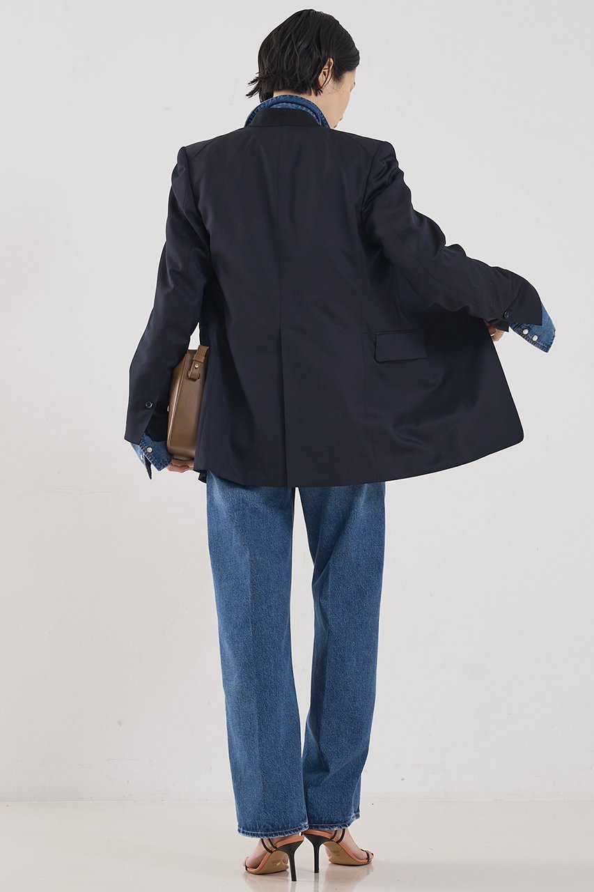 【ザ ストア バイ シー/THE STORE by C】の【COCUCA】ノーカラージャケット 人気、トレンドファッション・服の通販 founy(ファニー) 　ファッション　Fashion　レディースファッション　Fashion for Women　アウター　Coat / Outerwear Collection　レディースジャケット・軽アウター　Jackets　ノーカラージャケット / シンプル上品コーデ　Collarless Jackets　シェイプ　Shape, Slim Fit　シルク　Silk, 100% Silk　ジャケット　Jacket, Outerwear　スーツ　Suit, Formalwear　ボックス　Boxy, Box Shape　メンズ　Men's, Menswear　other-4|ID: prp329100004858135 ipo3291000000036006550