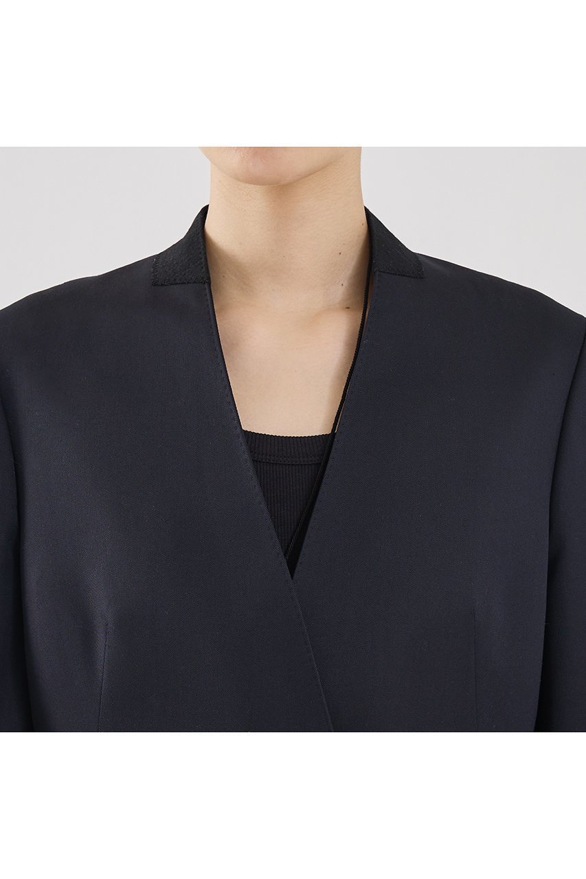 【ザ ストア バイ シー/THE STORE by C】の【COCUCA】ノーカラージャケット 人気、トレンドファッション・服の通販 founy(ファニー) 　ファッション　Fashion　レディースファッション　Fashion for Women　アウター　Coat / Outerwear Collection　レディースジャケット・軽アウター　Jackets　ノーカラージャケット / シンプル上品コーデ　Collarless Jackets　シェイプ　Shape, Slim Fit　シルク　Silk, 100% Silk　ジャケット　Jacket, Outerwear　スーツ　Suit, Formalwear　ボックス　Boxy, Box Shape　メンズ　Men's, Menswear　other-8|ID: prp329100004858135 ipo3291000000036006554